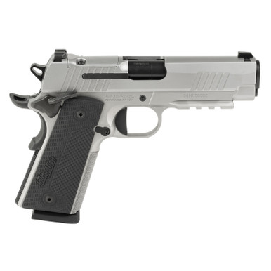 Shop SIG SAUER 1911-XCarry Stainless 45 ACP 4.25in 2x 8rd Mags Semi-Auto Pistol (1911XCA-45-SS). Buy best Pistols from gritrsports.com | Reviews and Shipping options available