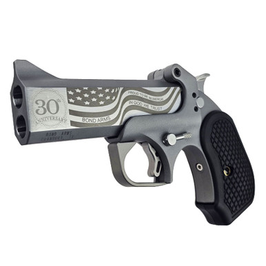 USA Made Bond Arms Derringer Belt Holster (OWB) - Handmade Full Grain Leather, Fits Up To 3.5" Barrel, Right Hand