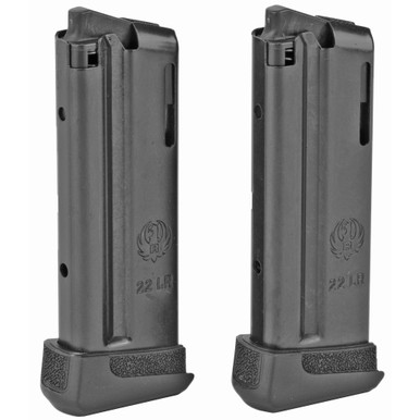 RUGER 22LR 10rd Magazine w Extended Floorplate for Ruger LCP II 2 Pack 90697