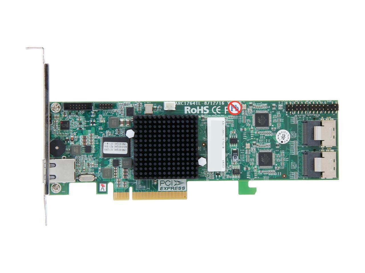 Areca ARC-1264il-16 (PCIe 2.0 to SATA III RAID Adapter)