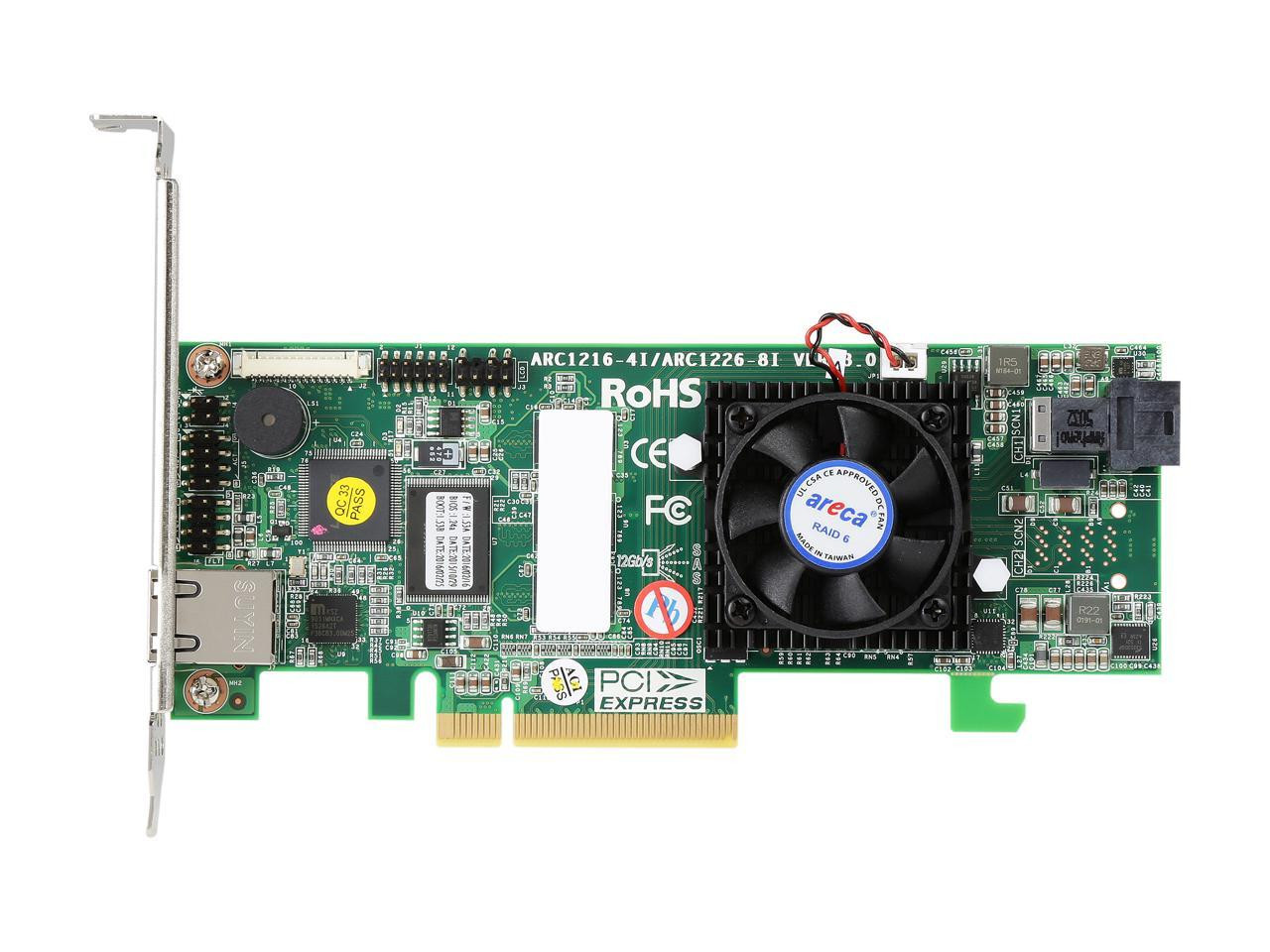 アスタリスク！ Areca ARC-1216-4i (12 Gb/s SAS RAID Adapters)