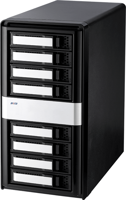 Areca ARC-4038-8 (8 Bay JBOD SAS Tower)