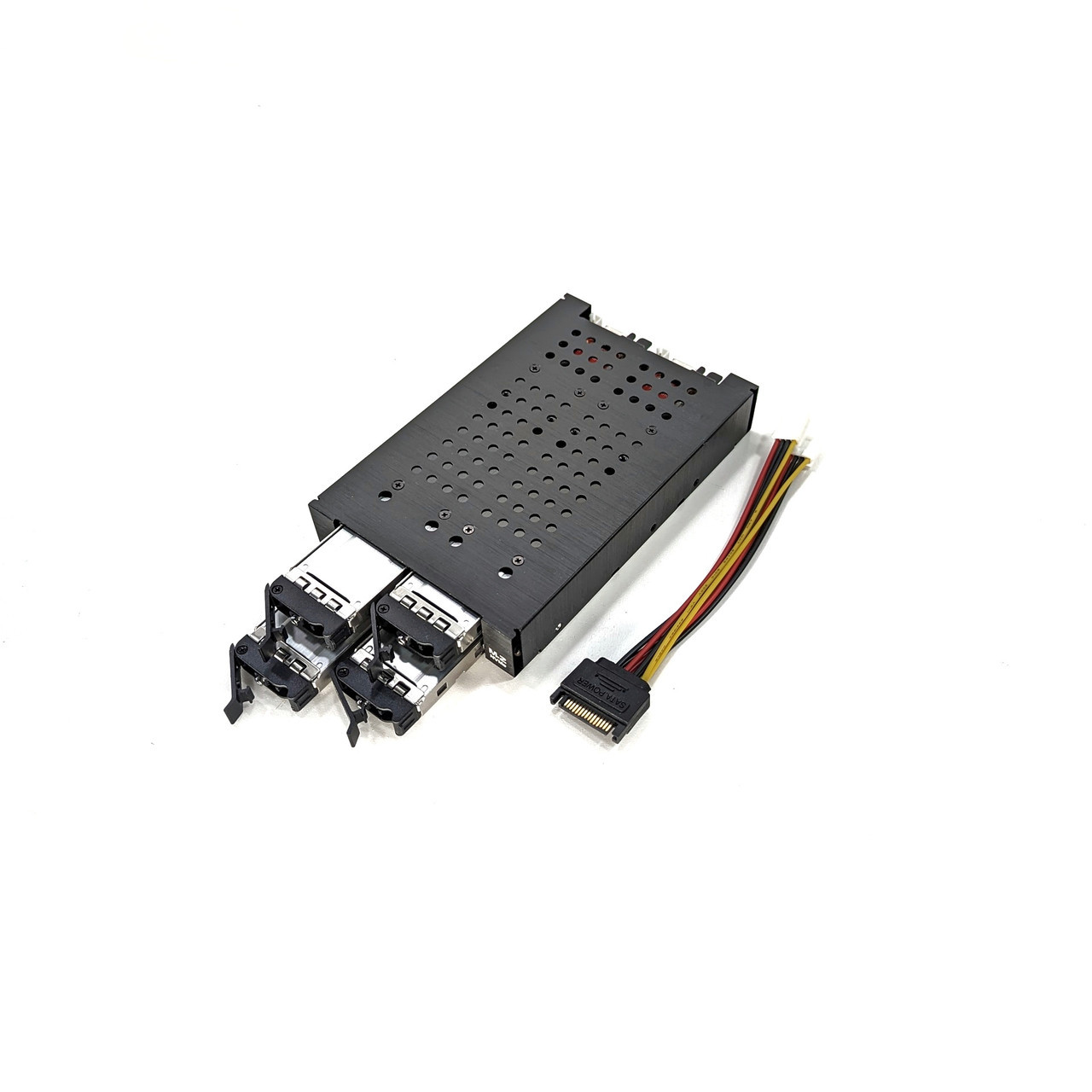 4 Bay M.2 NVMe SSD Backplane Cage with OCulink Port (SFF-8611)