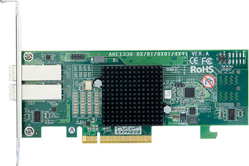 Areca ARC-1330-8x (PCIe 3.0 12Gb/s SAS Host Adapters) Areca ARC-1330-8x (PCIe 3.0 12Gb/s SAS Host Adapters)
