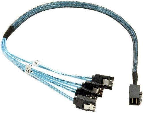 SFF-8643 to 4 SATA (0.75 meter)