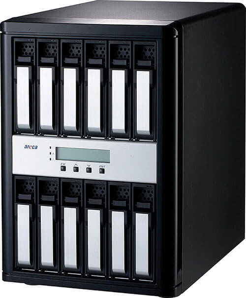 Areca ARC-8050T3U-12 (12 Bay Thunderbolt 3 RAID Enclosure)