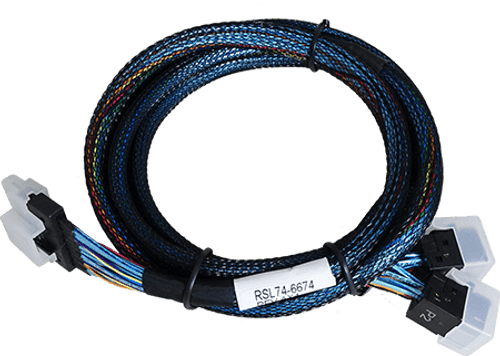 Areca SFF-8654 to SFF-8643 Cable (0.75m) Areca SFF-8654 to SFF-8643 Cable (0.75m)
