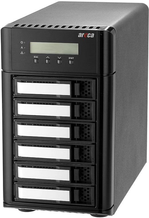 Areca ARC-8050U3-6 (6 Bay USB 3.1 Gen 2 to 12Gb/s SAS RAID Tower)