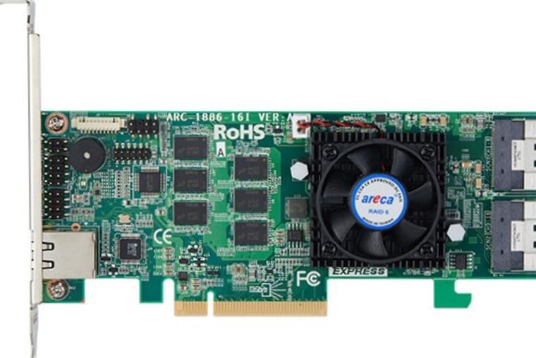 Areca ARC-1886-16i (16 Port PCIe Gen 4.0 Tri-Mode RAID Adapters)