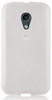 InventCase TPU Gel Case Cover Skin with Screen Protector for Motorola Moto G (2nd Generation) 2014 - Frosted Clear