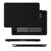 InventCase Rigid Hard Cover for MacBook Pro 13" A1278 Laptop - Black