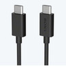 Genuine Original Official Sony UCB24 USB Type C To USB Type C Data Charging Cable - Black (Bulk Packed)