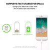 Belkin Boost Charge USB-C Cable with Lightning Connector (MFi-Certified Cable for iPhone, MacBook, iPad) - White