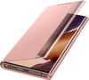 Official Samsung Galaxy Note20 Ultra 5G Clear View Flip Case Cover - Mystic Bronze