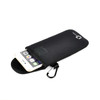 InventCase Neoprene Pouch Case Cover with Carabiner for Samsung Galaxy S21 - Black