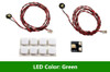 Brickstuff Green Pico LED Light Board 2-Pack - LEAF01-PGR-2PK