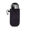 InventCase Neoprene Pouch Case Cover with Carabiner for Xiaomi Redmi 10 - Black