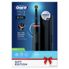 Oral-B Pro 3 3500 Cross Action Electric Toothbrush with Smart Pressure Sensor - Black