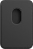 Official Apple Leather Wallet with MagSafe for iPhone - Black