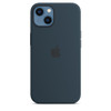Official Apple iPhone 13 Silicone Case with MagSafe – Abyss Blue - Open Retail Box