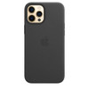 Official Apple Leather Case Cover for iPhone 12 Pro Max - Midnight Black