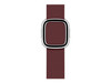 Official Apple Watch Modern Buckle Leather Strap 38mm 40mm 41mm - Garnet Red - Medium - Open Retail Box