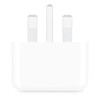 Official Apple A2344 MHJF3B/A 20W UK 3 Pin USB Type C Charger Head Plug Power Adapter for iPad Pro (USB-C) with USB C Charge Cable (1m) MUF72ZM/A - White (Bulk Packed)