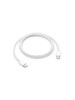 Official Apple 60W USB-C to USB-C Woven Braided Data Charging Cable - 1m  - White for Apple iPhone 15 / iPhone 15 Plus