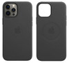 Official Apple iPhone 12 Pro Max Leather Case with Magsafe - Midnight Black