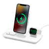 Official Mophie  3 in 1 Stand for Magsafe Charger Wireless QI iPhone / Watch / Airpods - White