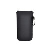 InventCase Neoprene Impact Resistant Protective Pouch Case Cover Bag with Velcro Closure and Aluminium Carabiner for Motorola Moto E4 Plus - Black