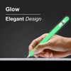 InventCase Silicone Protective Grip Case Cover for Apple Pencil (1st Generation) iPad Pro Stylus Pen Styli - Glow in the Dark Version - Green