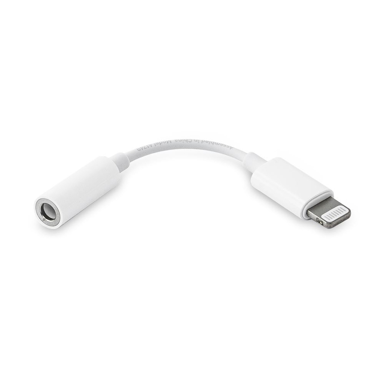 Genuine Original Official Apple Lightning Connector to  Headphone Jack  Adapter for iPhone X / 8 / 8 Plus / 7 / 7 Plus / 6s / 6s Plus / 6 / 6 Plus  / SE / 5s / 5 / iPad Pro / iPad Air 2 - MMX62ZM/A (Bulk Packed)