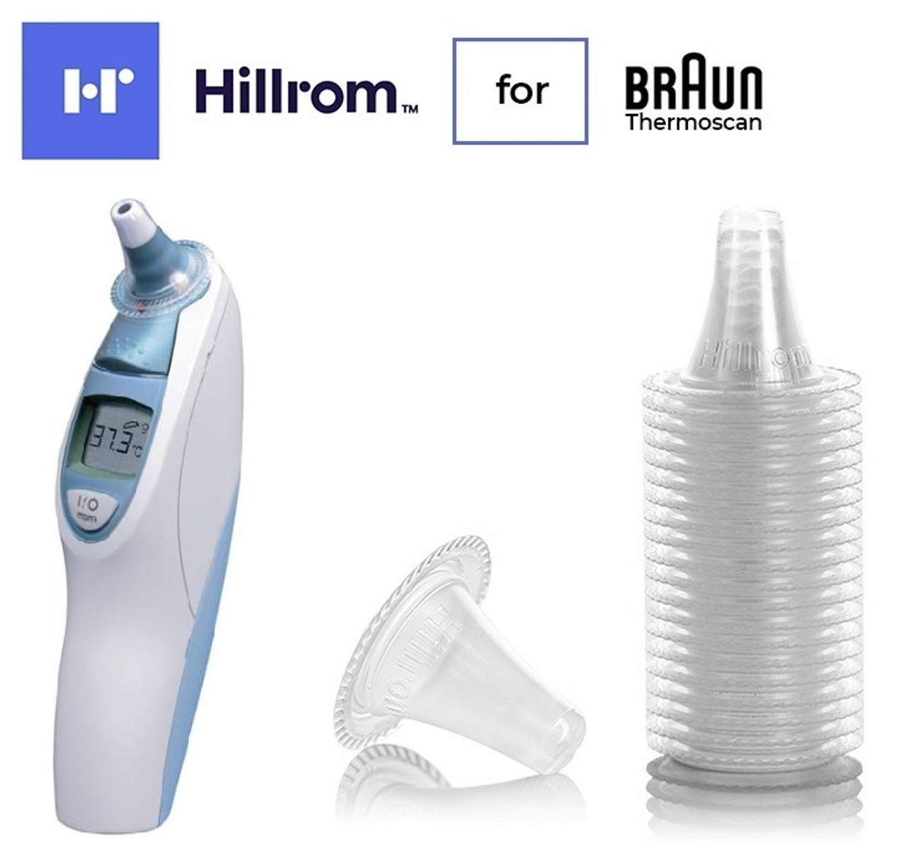 Berg Aangepaste Kwelling Official Hillrom Welch Allyn Braun Ear Thermometer Probe Covers for Braun  ThermoScan 5 IRT4520