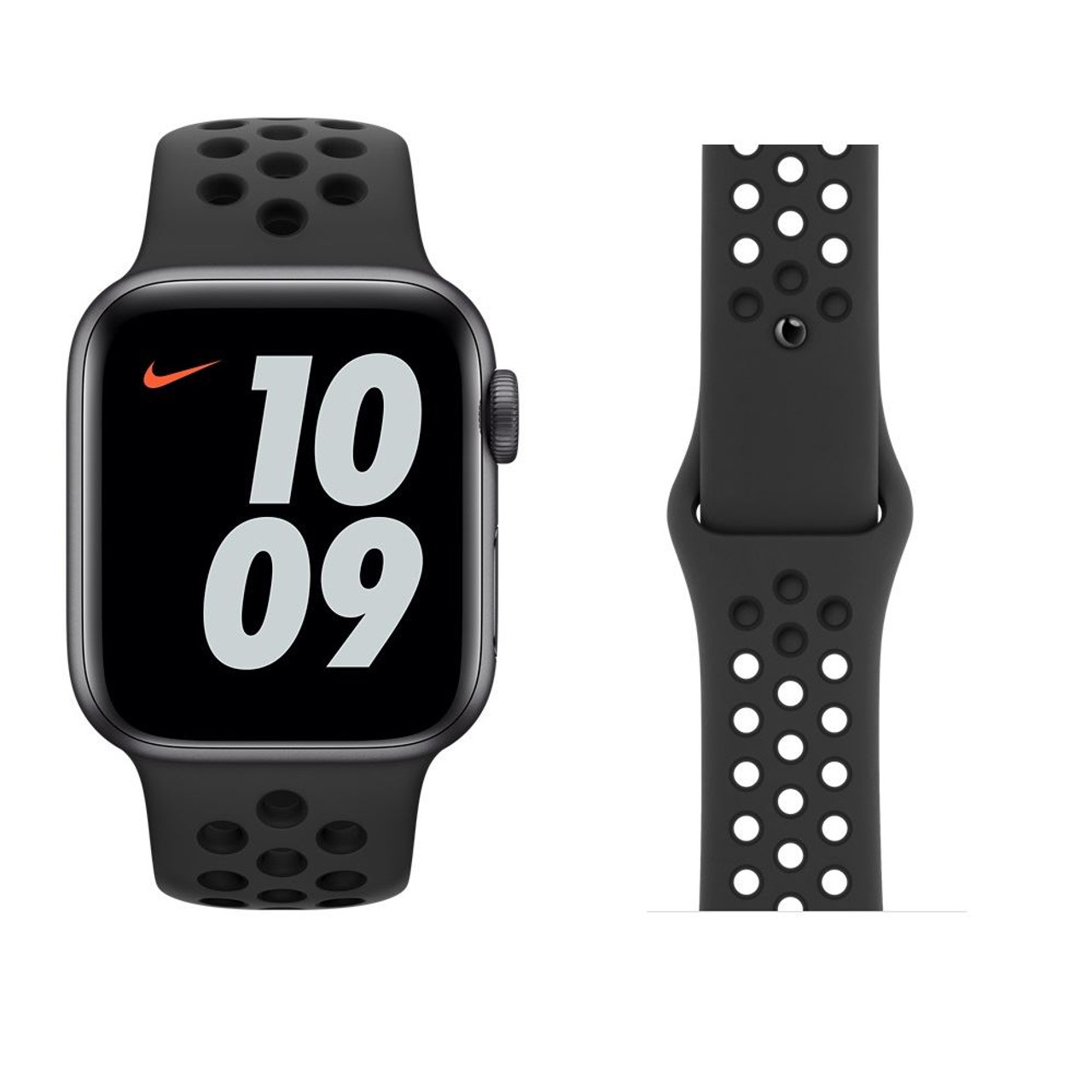 Official Apple Watch Nike Sports Strap Anthracite/Black 42/44mm S/M & M/L -  MX8E2ZM/A - Retail Packed