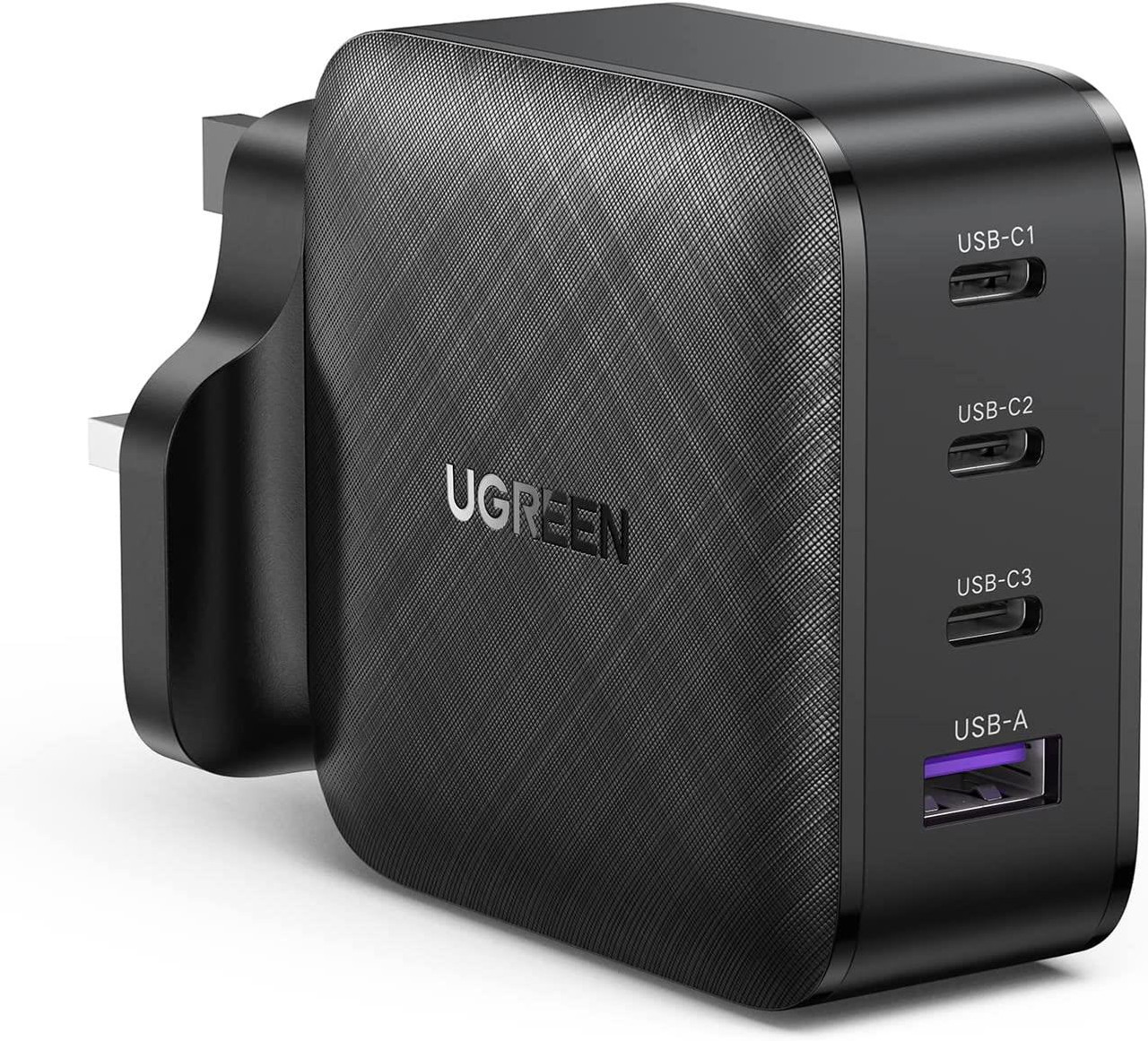 Ugreen 65W USB C Charger Nexode GaN Fast Wall Charger 3 Port Power Adapter,  US/UK/