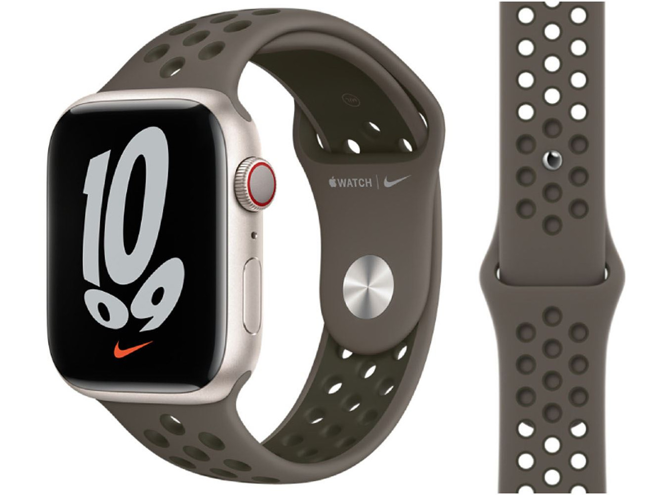 olive grey nike sport band