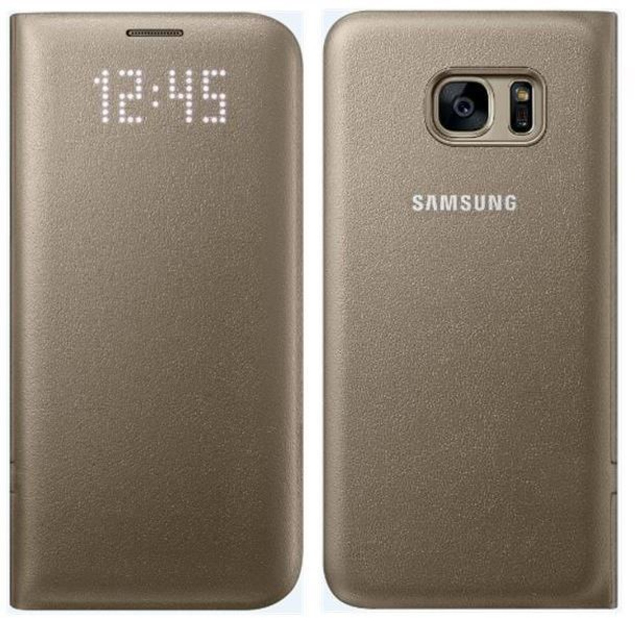 samsung galaxy s7 edge led display flip view custodia