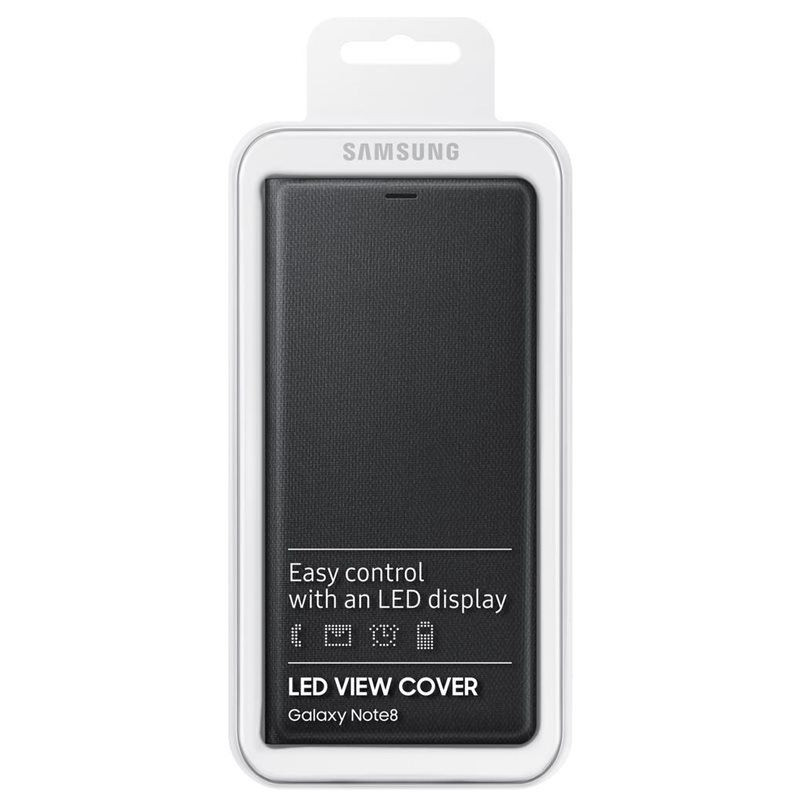 Official Samsung Black LED View Cover for Samsung Galaxy Note
