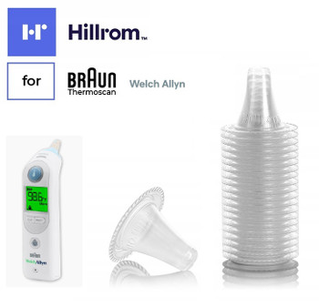 Official Hillrom Welch Allyn Braun Ear Thermometer Probe Covers for Braun ThermoScan PRO 6000