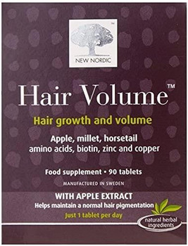 New Nordic Hair Growth and Volume Herbal Supplement - 90 Tablets