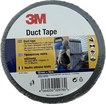 3M Duct Tape - 50mm x 50m - Black