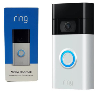 Ring Video Doorbell 2nd Gen 1080P HD WIFI Wireless Motion Detection - Satin Nickel