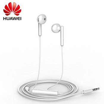 Genuine Huawei AM115 3.5mm Handsfree Earphones with Remote and Microphone for Huawei P9 - White (Bulk, Frustration Free Packaging)