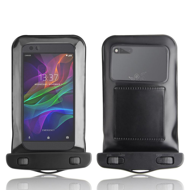 InventCase Waterproof Dustproof Bag Protective Case Cover for Razer Phone - Black