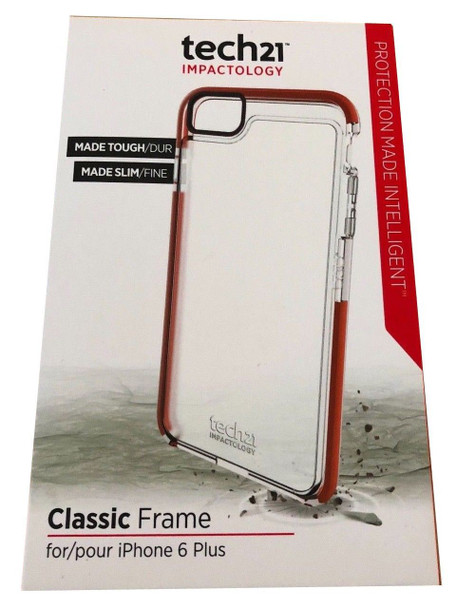 Tech21 Classic Frame Case for iPhone 6 Plus/6S Plus - Clear (T21-4287)
