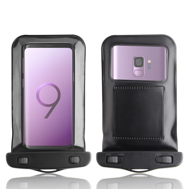 InventCase Waterproof Dustproof Bag Protective Case Cover for Samsung Galaxy S9/S9+ - Black