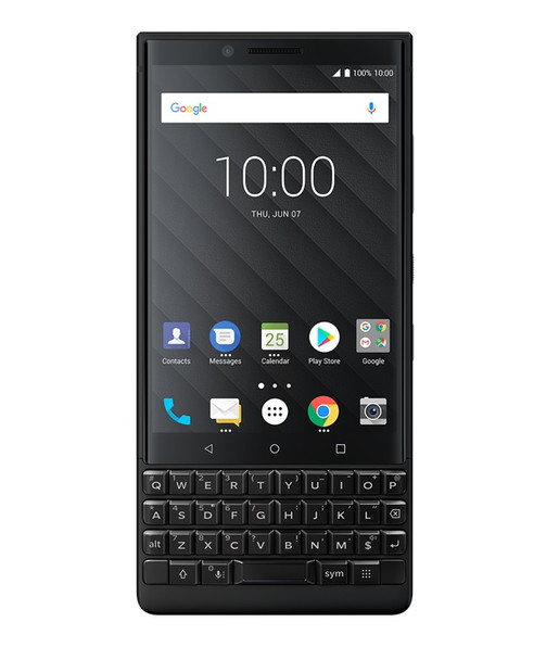 BlackBerry KEY2 Unlocked Single SIM Free Smartphone - Black - 64GB