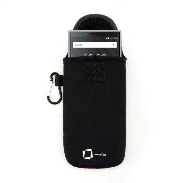 InventCase Neoprene Pouch Case Cover for BlackBerry KEY2 - Black