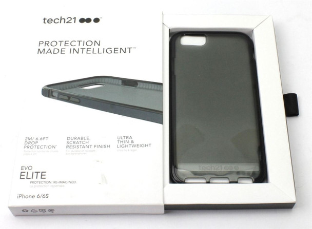 Tech 21 Evo Elite Case for Apple iPhone 6/6S - Brushed Black